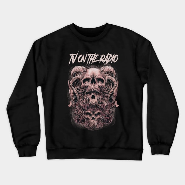 TV ON THE RADIO BAND Crewneck Sweatshirt by Angelic Cyberpunk